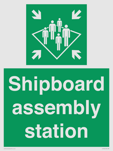 Shipboard assembly station